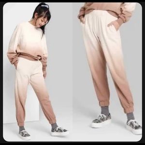 Wild fable ombré sweatsuit set